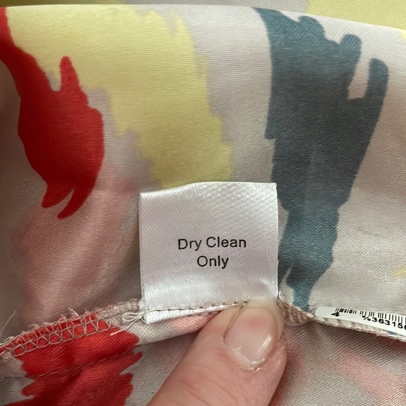 Parker Multicolor Pullover Razorback Blouson Cocktail Mini Dress - Size Med - Picture 10 of 13